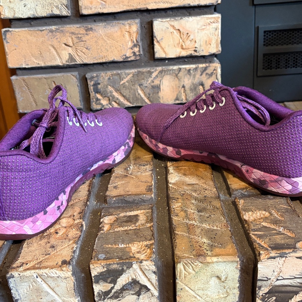 NoBull Women’s Purple Heather Camo SuperFabric Trainers Size 8.5 - Picture 6 of 10